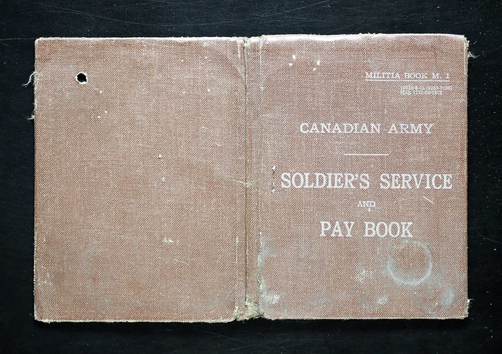 Corbett, Hilbert Stephen:  Soldatenboekje -Soldiers Paybook (Bron: Canada, WWII Service Files of War Dead, 1939-1947)
