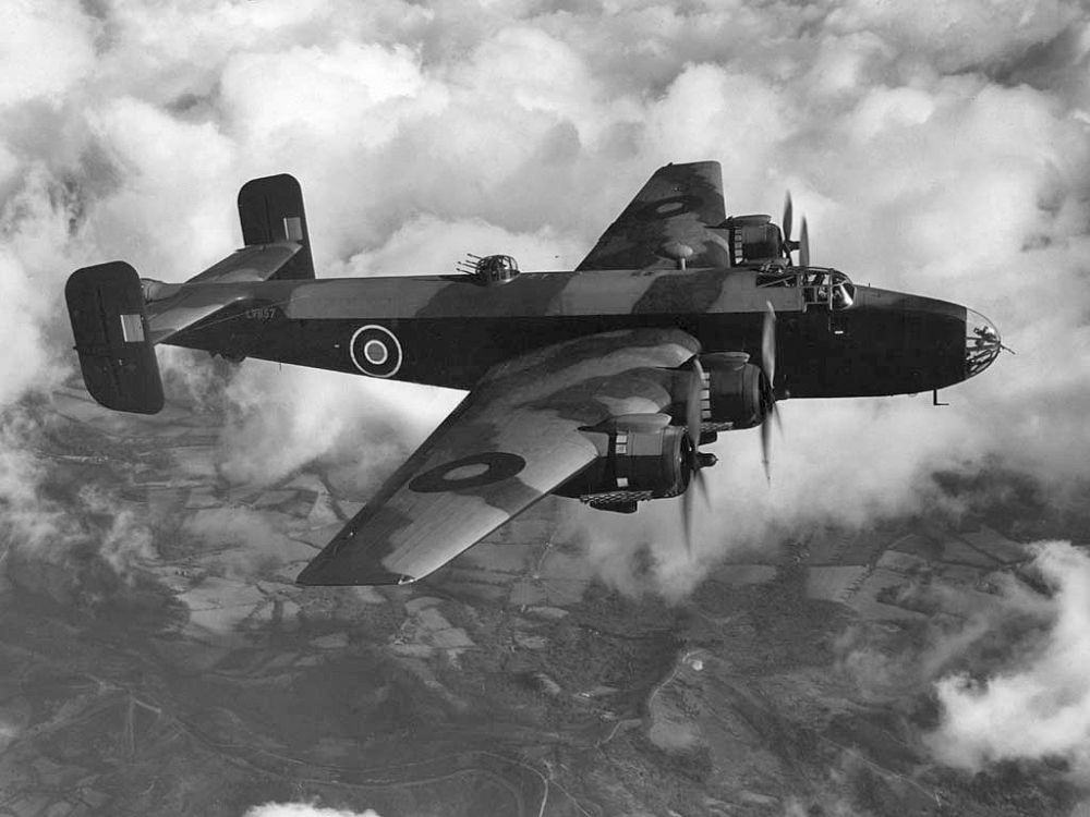 Handley Page Halifax bommenwerpen - bomber