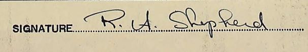 Shepherd, Handtekening – Signature (Bron: Canada, WWII Service Files of War Dead, 1939-1947)