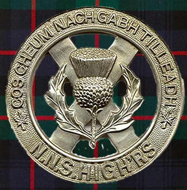 The North Nova Scotia Highlanders Badge